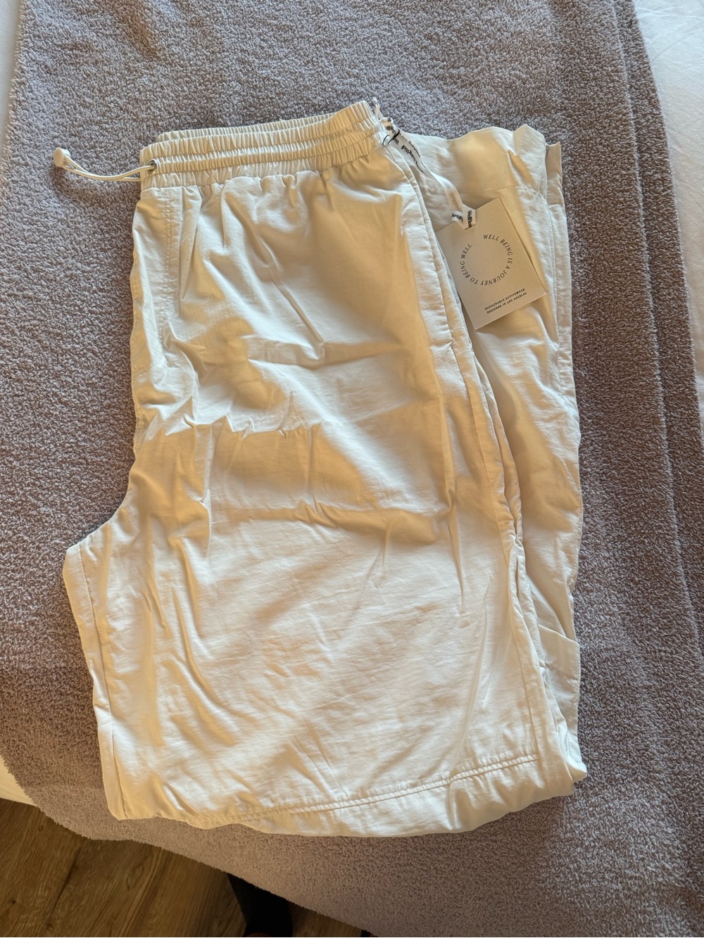 REVOLVE Wellbeing+Beingwell Brand Palma Pants Antique White - Picture 2 of 3